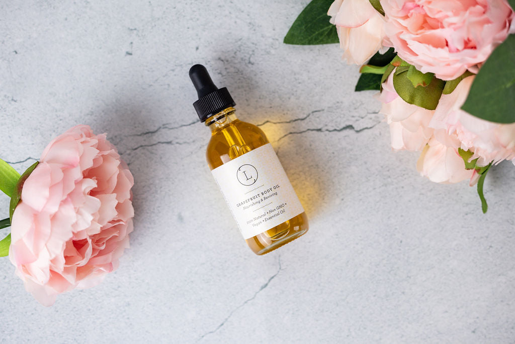 Grapefruit Body Oil – Natural Moisturizing Oil for Silky Soft Skin