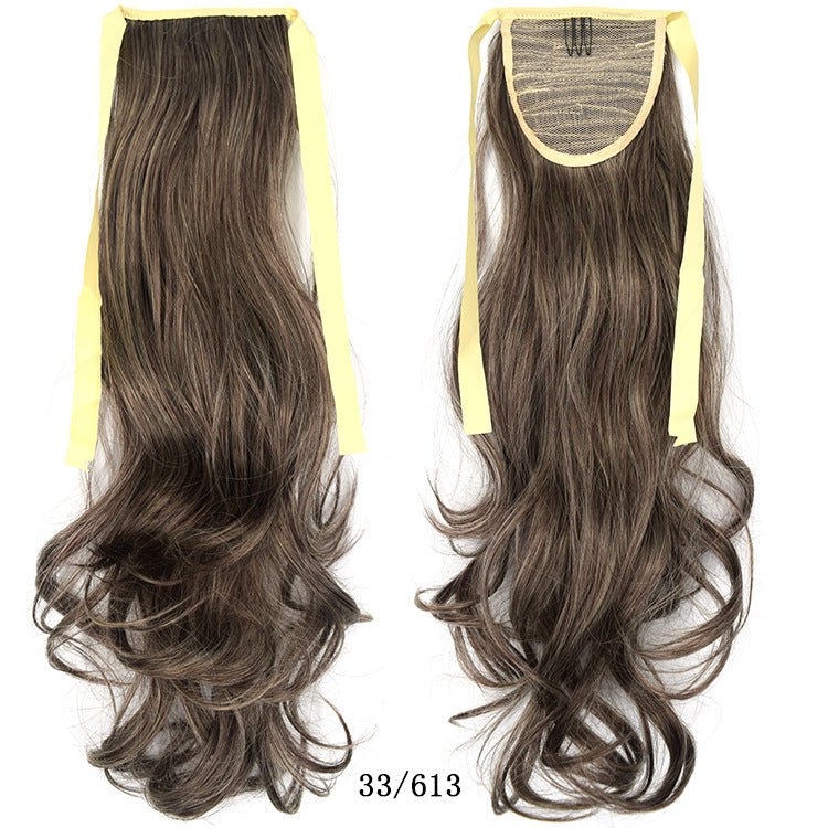 50cm Invisible Ponytail Hair Extension for Women – High-Temperature Silk, 47 Colors
