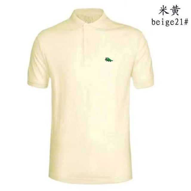 Men’s Premium Embroidered Polo Shirt – Short Sleeve Regular Fit Casual Polo, S–6XL