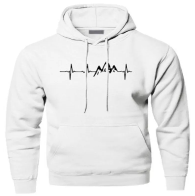 Summit™ Men’s Creative Hooded Sweatshirt – Polyester Sports Hoodie, 8 Colors, S–3XL