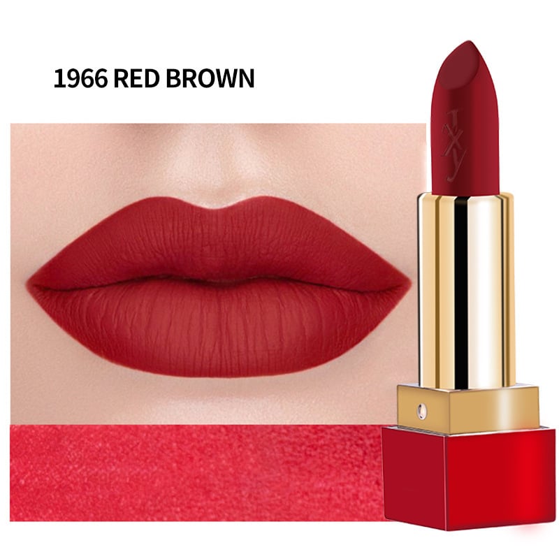 Misty Moisturizing Lipstick – Elegant Reddish Brown Hydrating Lip Color