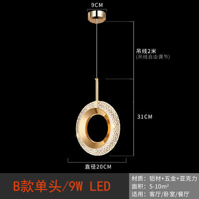 Modern Grid Pendant Light with Warm Glow – Elegant Ceiling Fixture for Bedroom & Dining