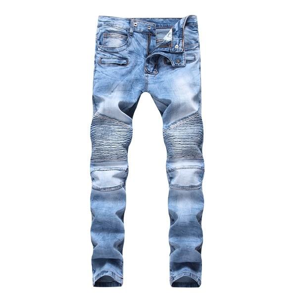 Men’s Slim Fit Stretch Denim Jeans – 75% Cotton Flexible Blue & Black Jeans, Sizes 28–42