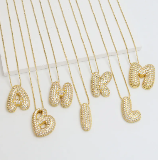 English Letter Necklace