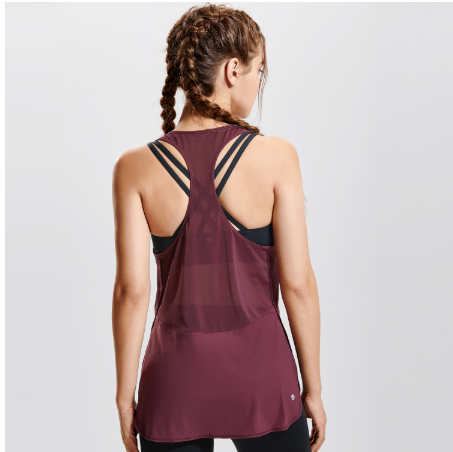 Women’s Quick-Dry Sleeveless Yoga Tank Top – Sports Gym & Workout Shirt
