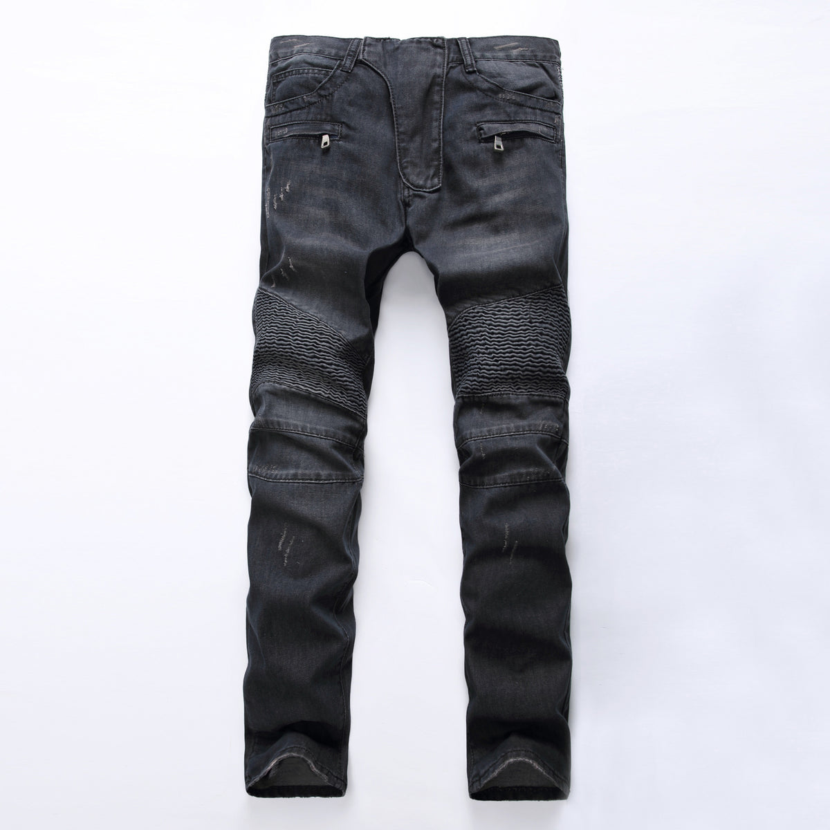 Men’s Slim Fit Stretch Denim Jeans – 75% Cotton Flexible Blue & Black Jeans, Sizes 28–42