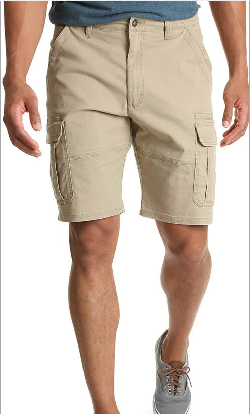Men’s Casual Workwear Pocket Pants – Straight-Fit Multi-Pocket Casual Trousers