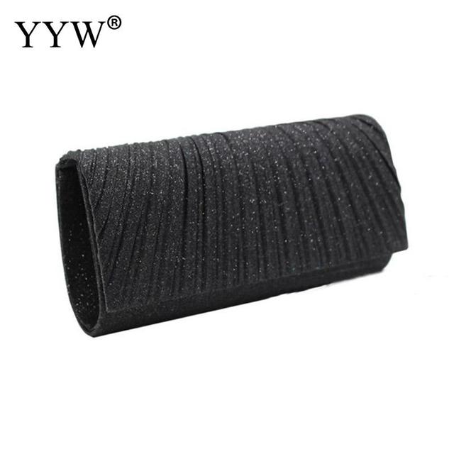 Luxury Glitter Leather Clutch Bag for Women – Sparkling Evening Party Purse with Chain Strap