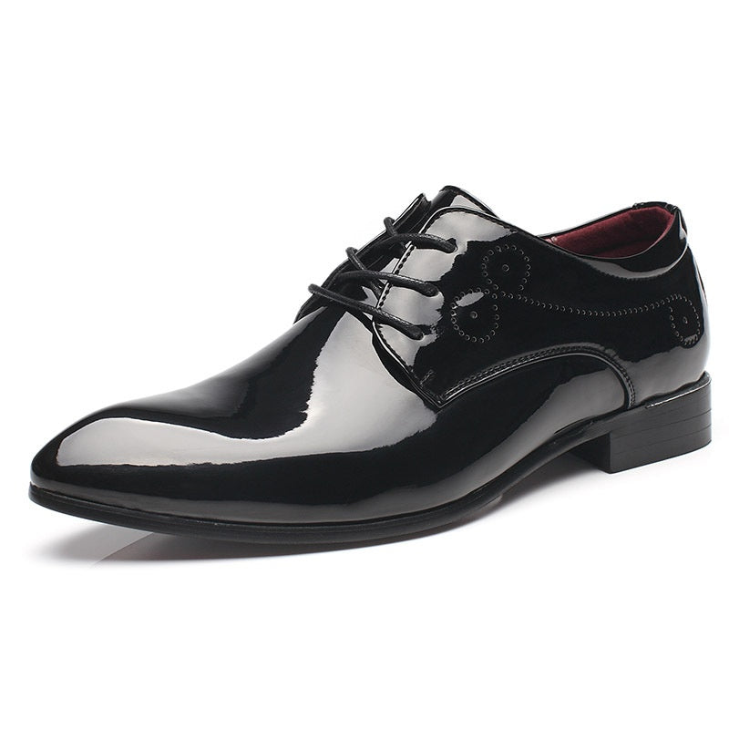 Men’s Leather Business Casual Shoes – Classic Dress Footwear