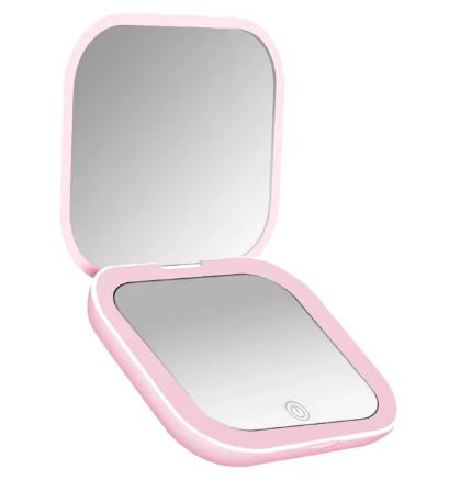 Handheld Folding Makeup Mirror – Compact Pocket Beauty Mirror