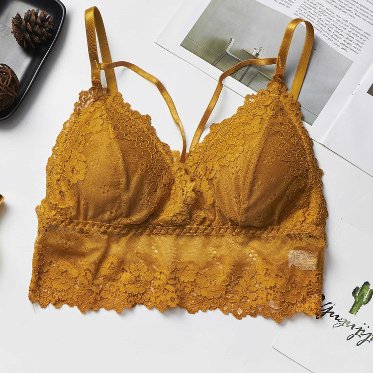 Women’s Lace Trim Strapless Bra – Elegant Support for Dresses & Off-Shoulder Tops