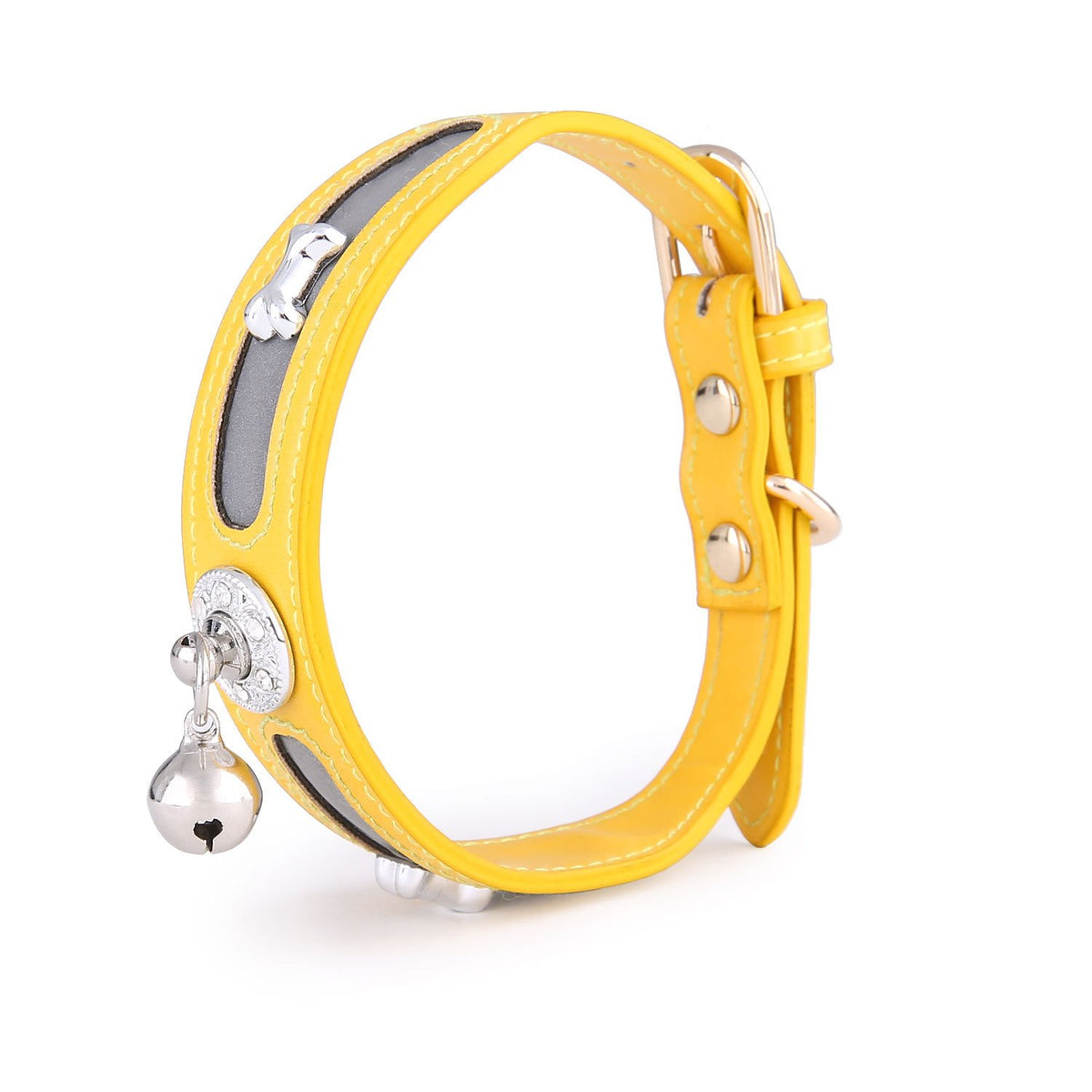Personalized Reflective Pet Collar – Adjustable Safety Collar for Cats & Dogs