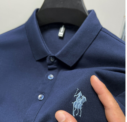 Gevante Men’s Lightweight Short Sleeve Polo Shirt – Breathable Tailored Smart Casual Polo, M–4XL