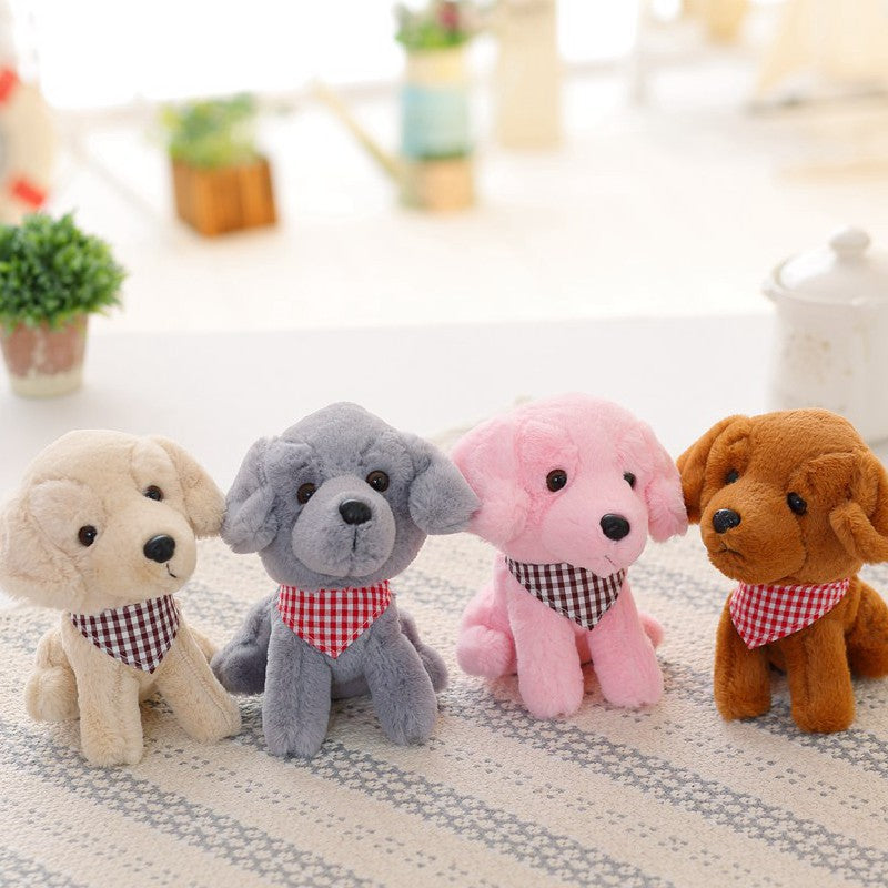Soft Dog Plush Toy – Cute Stuffed Puppy with PP Cotton Filling, 18CM