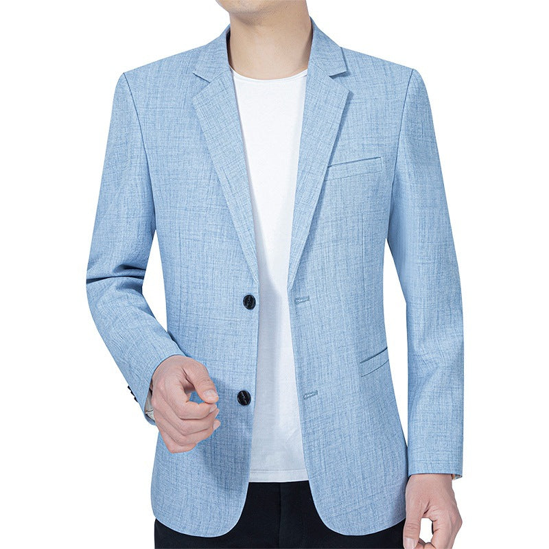 Men’s Lightweight Business Casual Blazer – Slim Fit Spring & Fall Jacket, M–4XL