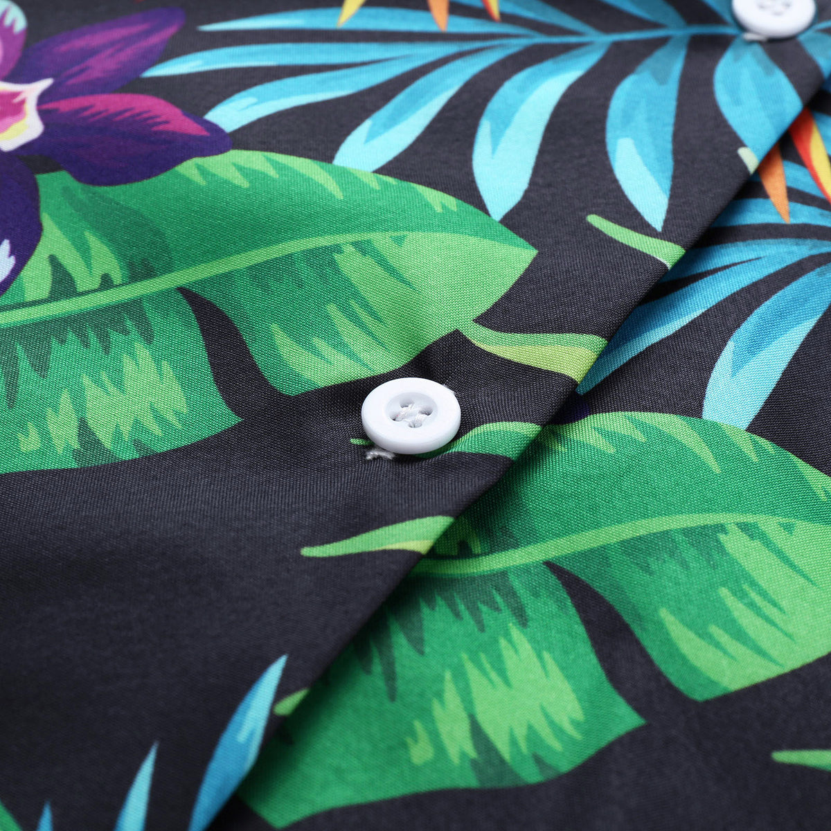 Men’s Hawaiian Cotton Beach Shirt – Breathable Stretch Casual Summer Shirt, S–3XL