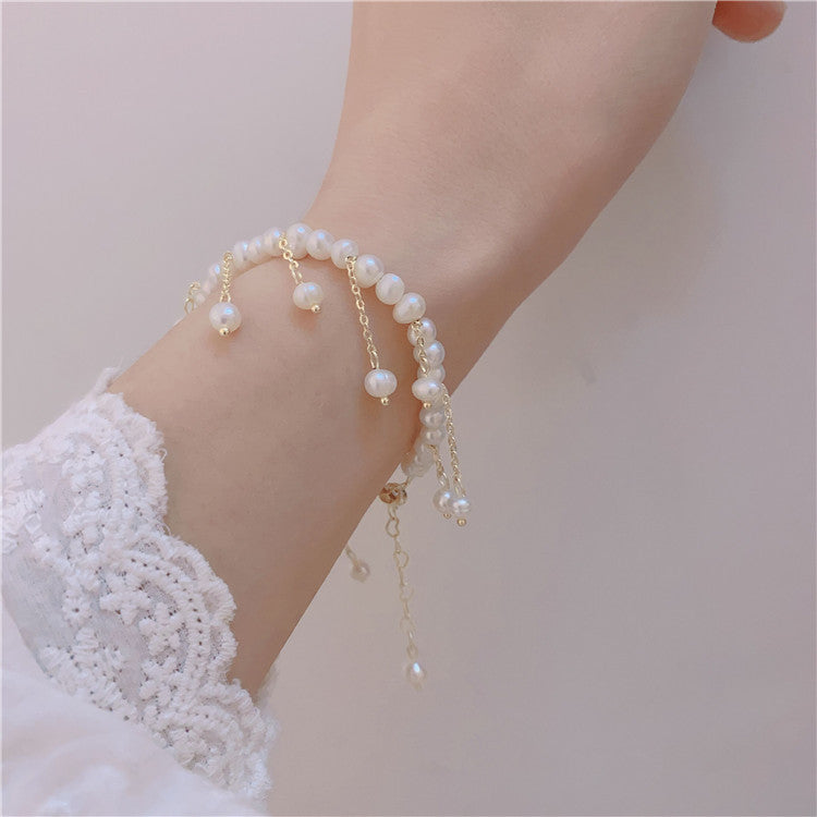 Handmade Freshwater Pearl Choker Necklace for Women