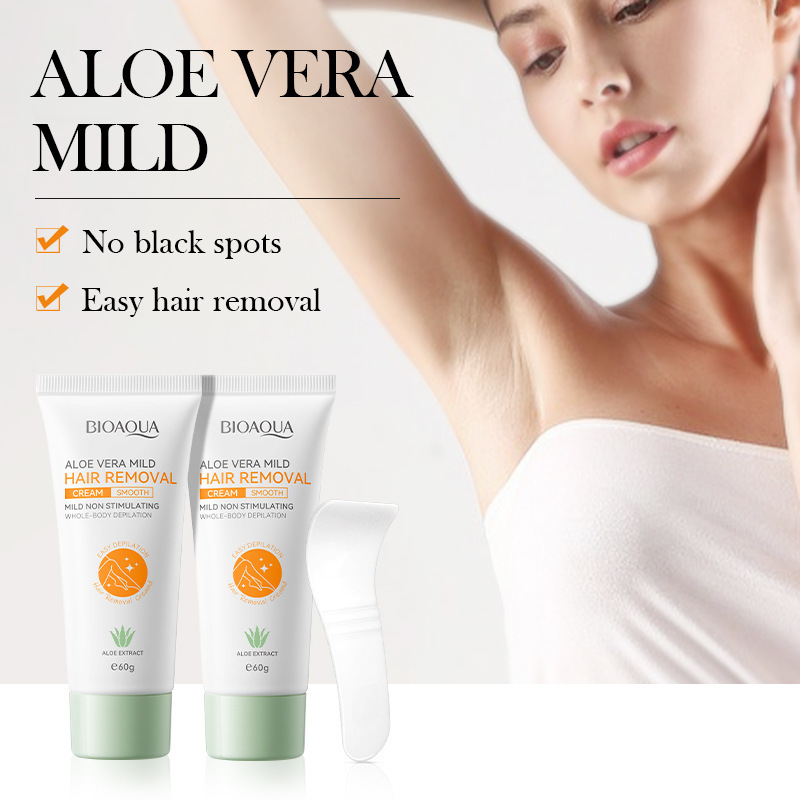 Aloe Vera Hair Removal Cream for Legs, Arms & Armpits