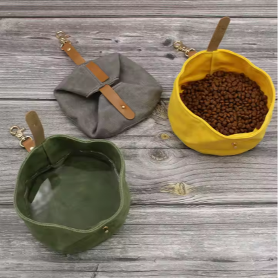 Folding Dog Bowl – Portable Travel Water & Food Bowl for Dogs