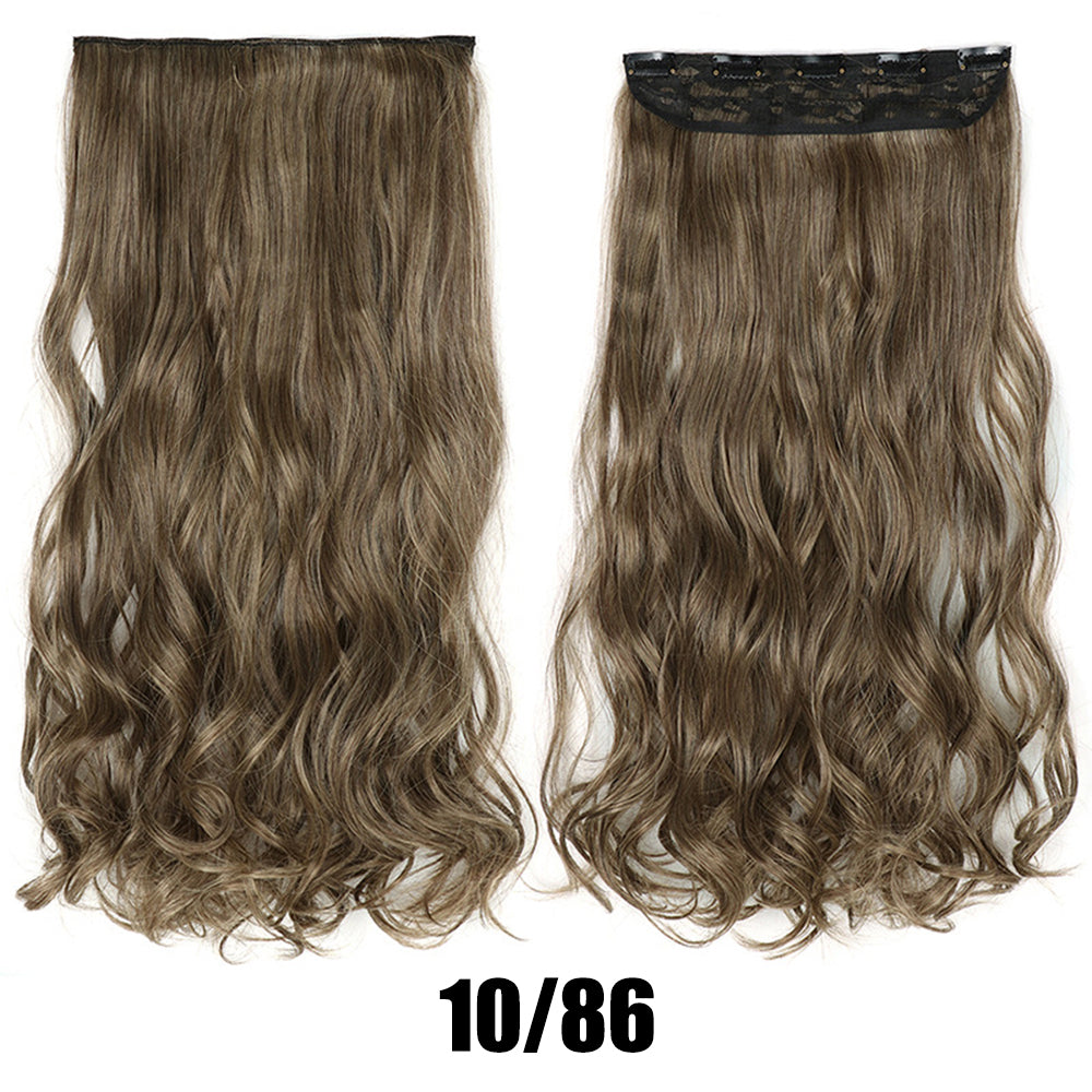 56cm Big Wavy Long Curly Hair Extensions for Women – Lightweight Natural-Look Synthetic Hair