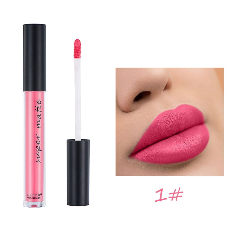 12-Color Waterproof Matte Liquid Lipstick Set