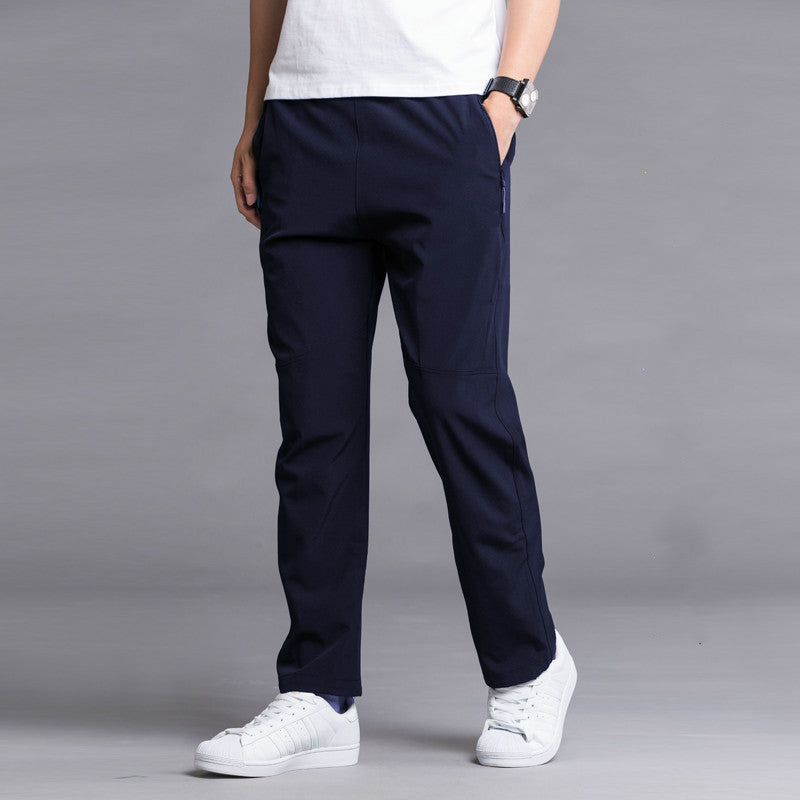 Men’s Lightweight Loose Straight Sports Pants – Casual Athletic Trousers