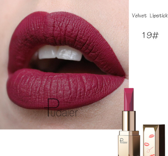 Pudale Matte Lipstick - Waterproof, 26 Colors Available