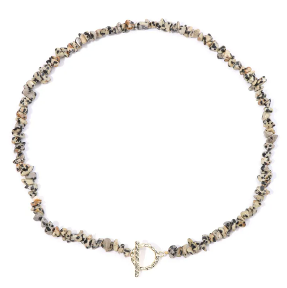 Natural Stone Bead Necklace