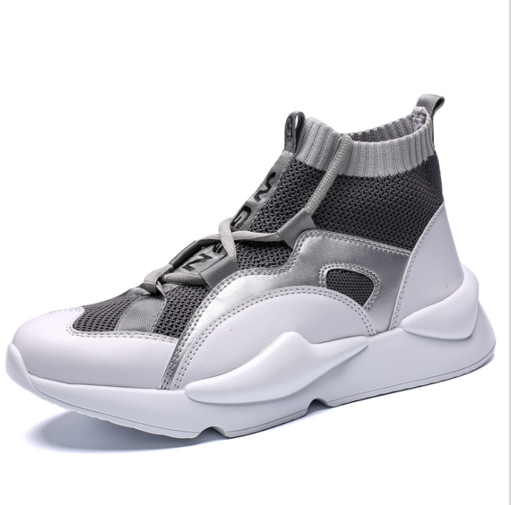 Men’s High-Top Sock Sneakers – Modern Slip-On Casual Shoes