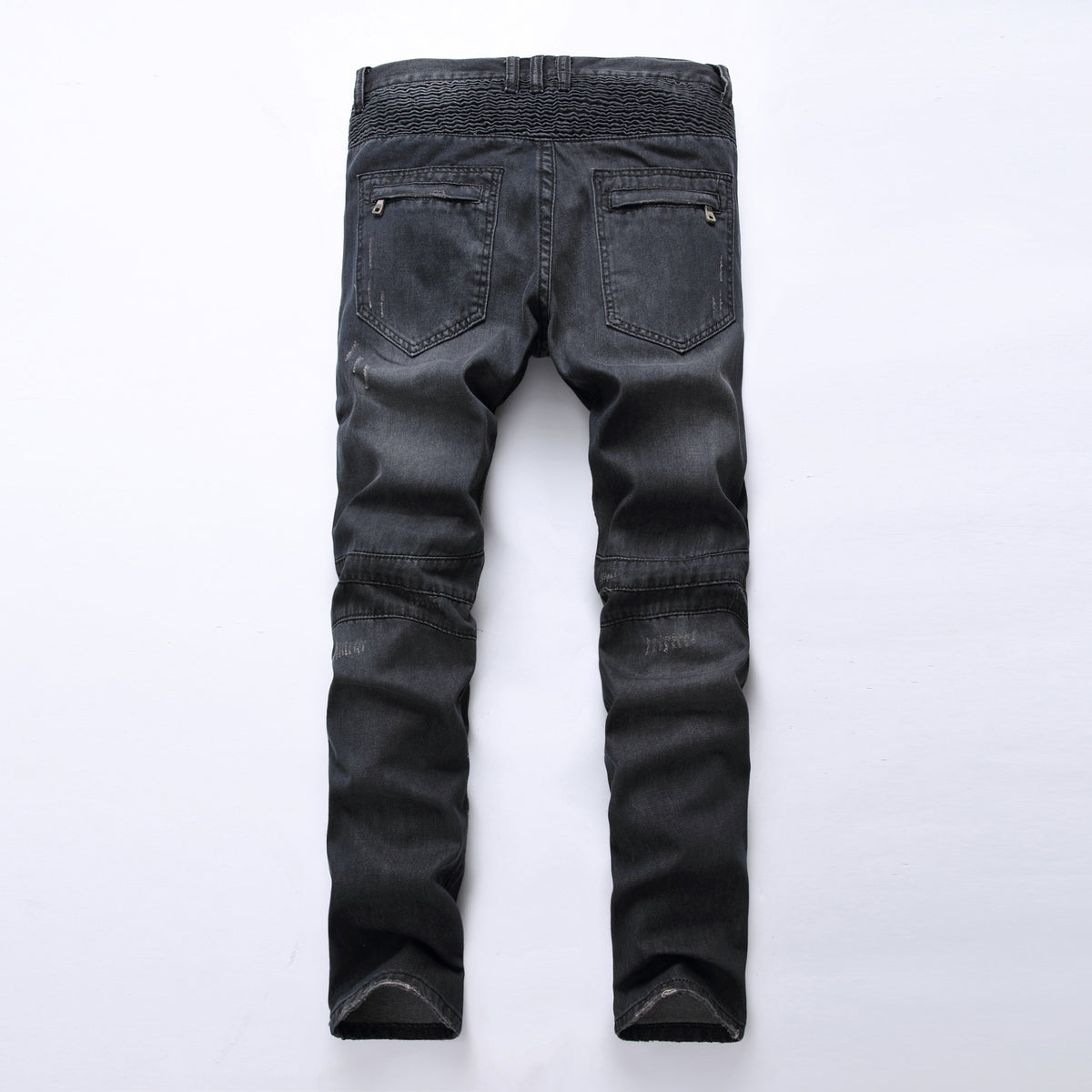 Men’s Slim Fit Stretch Denim Jeans – 75% Cotton Flexible Blue & Black Jeans, Sizes 28–42