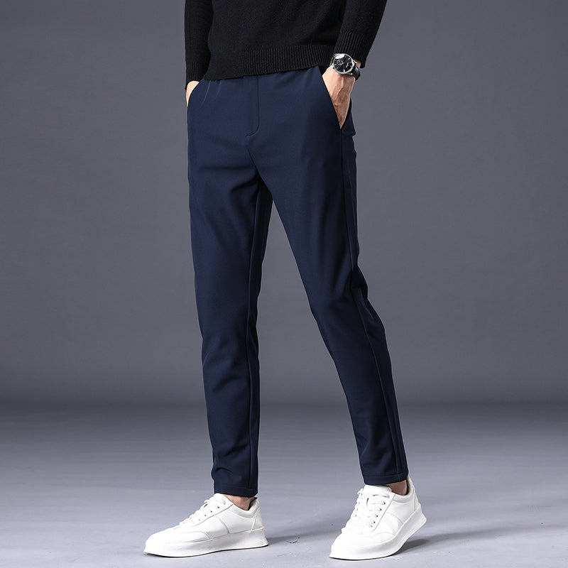 Men’s Slim-Fit Stretch Casual Pants – Comfortable Everyday Trousers – USA