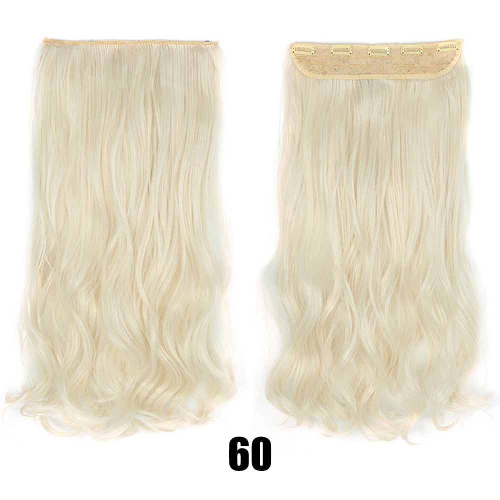 56cm Big Wavy Long Curly Hair Extensions for Women – Lightweight Natural-Look Synthetic Hair