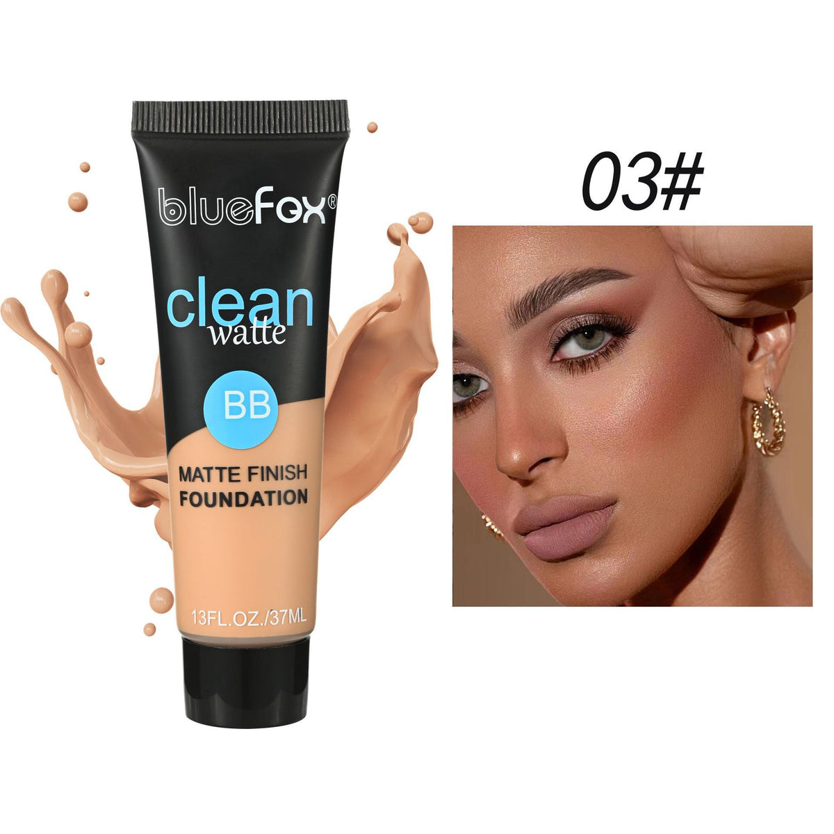 Matte Waterproof Oil Control Foundation – Smooth Long-Wear Face Makeup