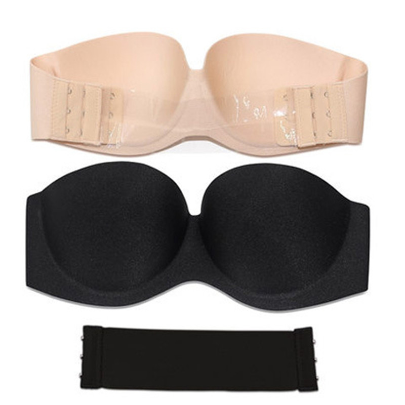 Strapless Glossy Invisible Bra for Women – Seamless Backless Adhesive Bra