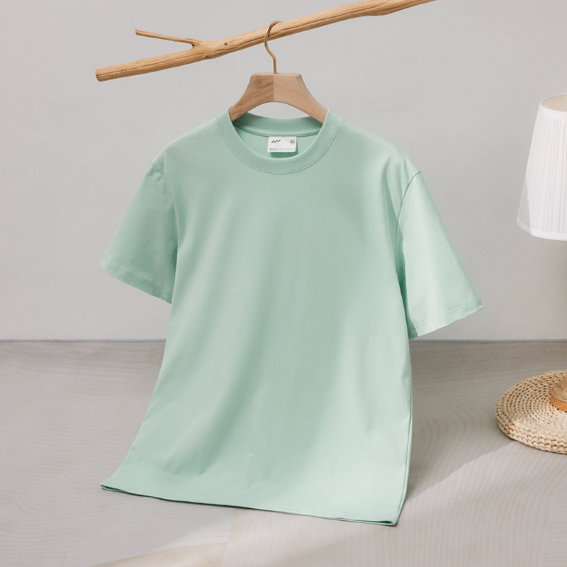 Heavyweight Unisex 240g Double Yarn Cotton T-Shirt – Loose Fit Premium Tee