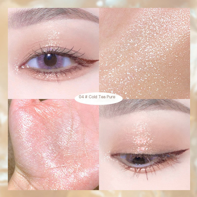 Double-Ended Eyeshadow Pen – Pearly & Shimmer Waterproof Stick