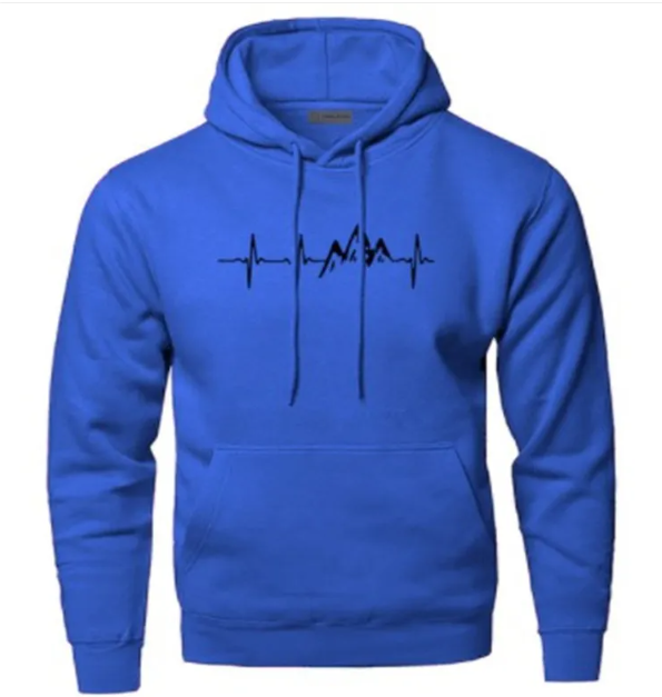 Summit™ Men’s Creative Hooded Sweatshirt – Polyester Sports Hoodie, 8 Colors, S–3XL