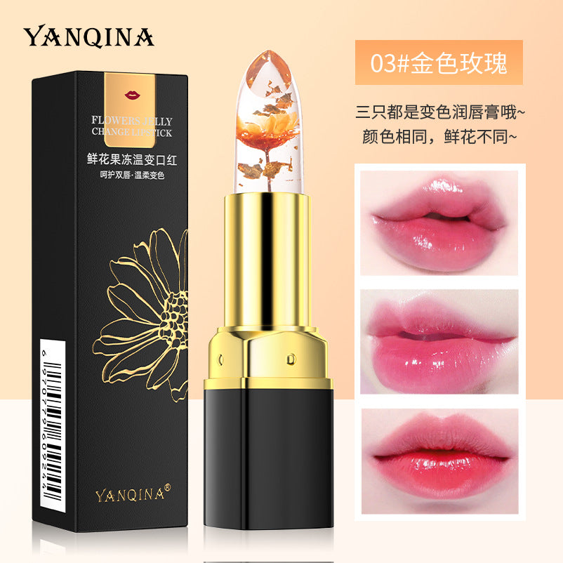 YANQINA Color-Changing Lipstick with Moisturizing Jelly