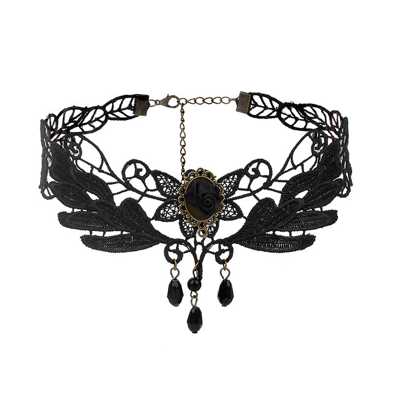 Gothic Style Choker Necklaces - Layered Ethnic Design