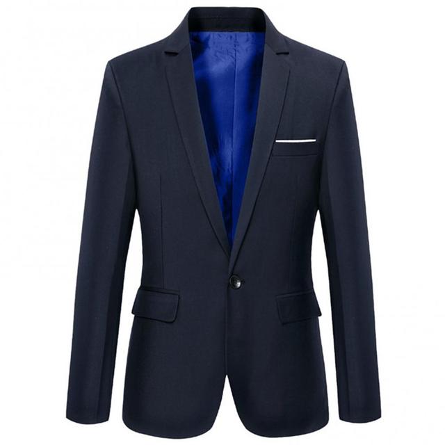 Men’s Slim Fit Casual Blazer – Lightweight Autumn & Winter Smart Casual Jacket, S–6XL