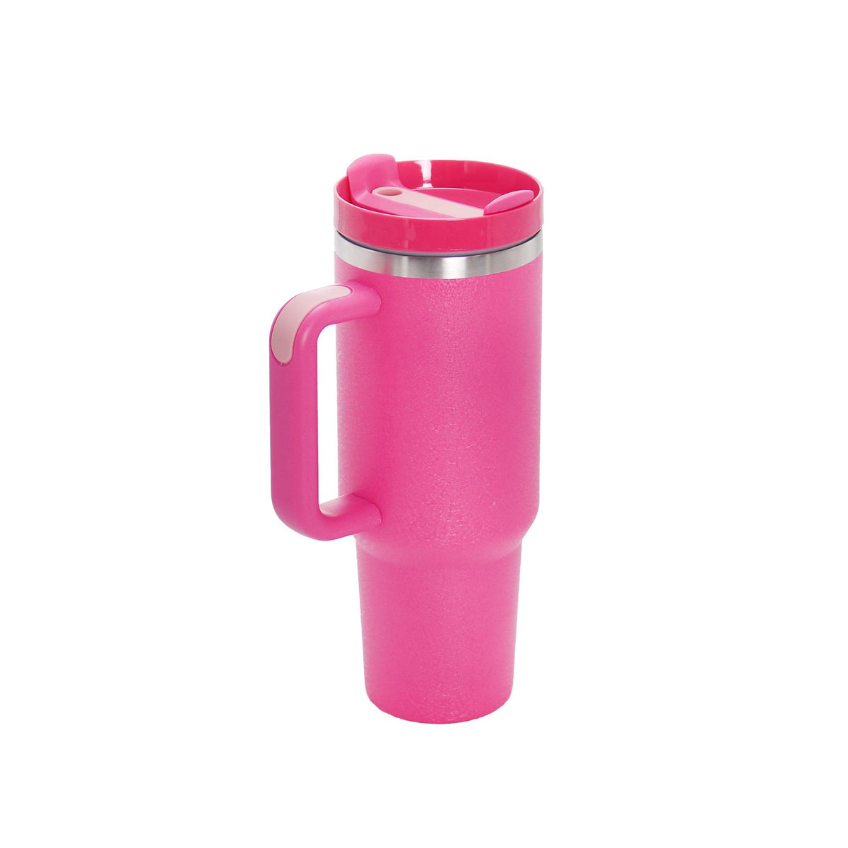 40oz Stainless Steel Travel Mug with Straw & Handle – Insulated 1200ML Tumbler