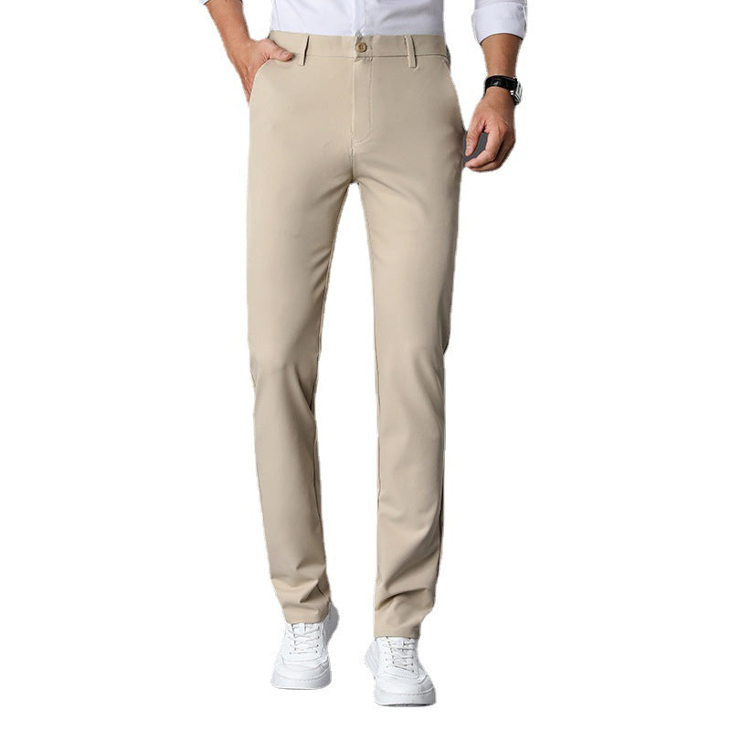 Men’s Winter Slim Fit Trousers – Warm Casual Pants