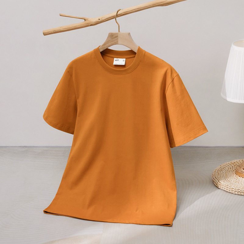 Heavyweight Unisex 240g Double Yarn Cotton T-Shirt – Loose Fit Premium Tee