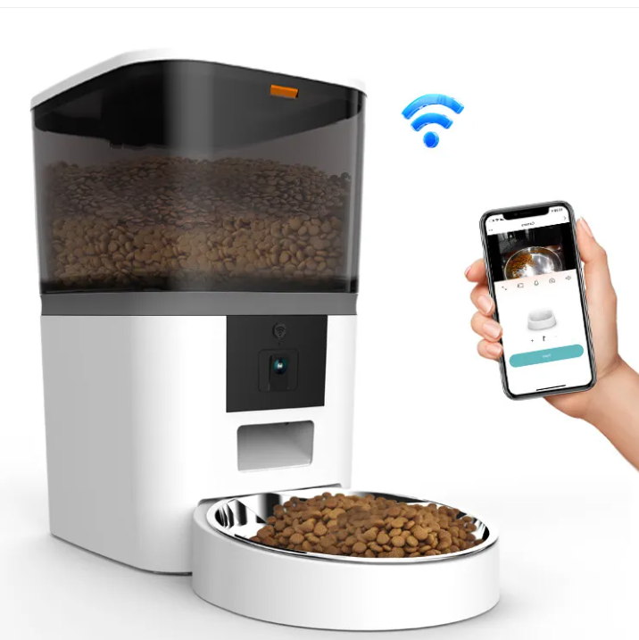 Smart Automatic Pet Feeder – 4L/6L Electronic Food Dispenser for Dogs & Cats