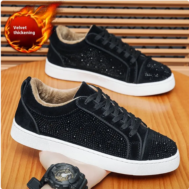 Men’s Spark Casual Sneakers – Modern Low-Top Lace-Up Shoes