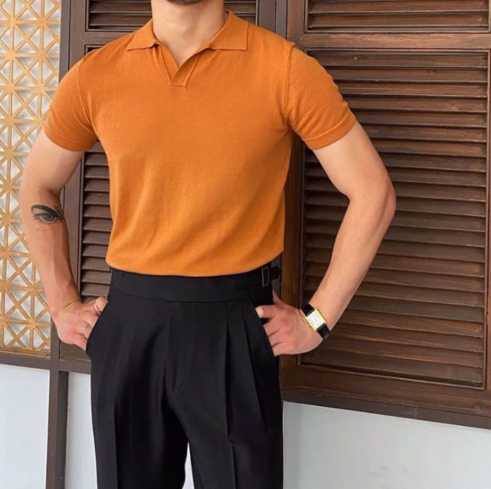Men’s 100% Cotton Slim T-Shirt – Short Sleeve Casual Everyday Tee