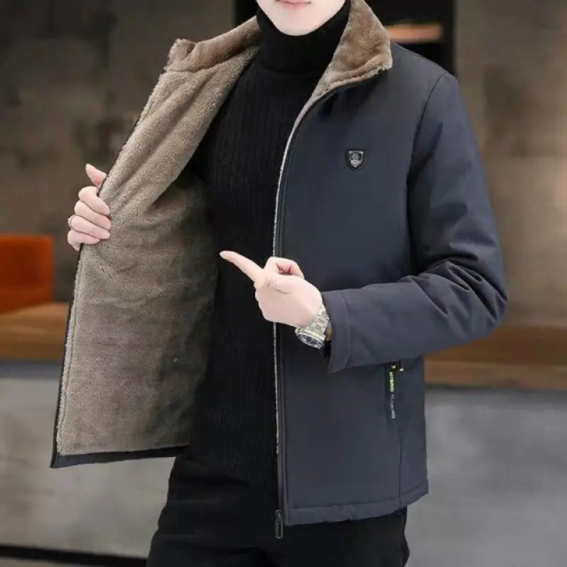 Men’s Casual Fashion Padded & Thickened Jacket – USA