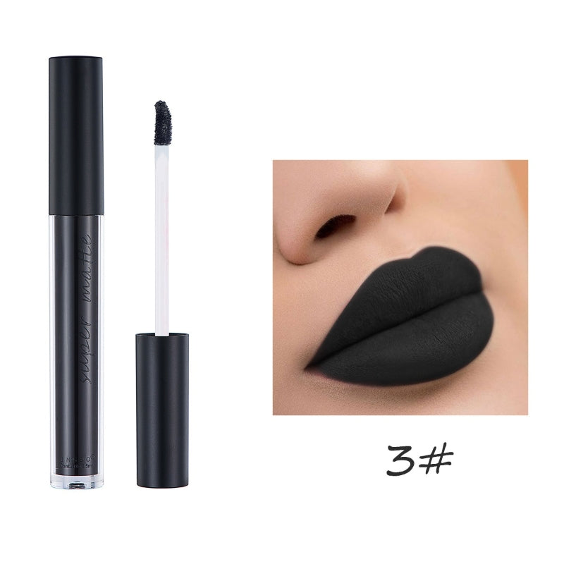 12-Color Waterproof Matte Liquid Lipstick Set