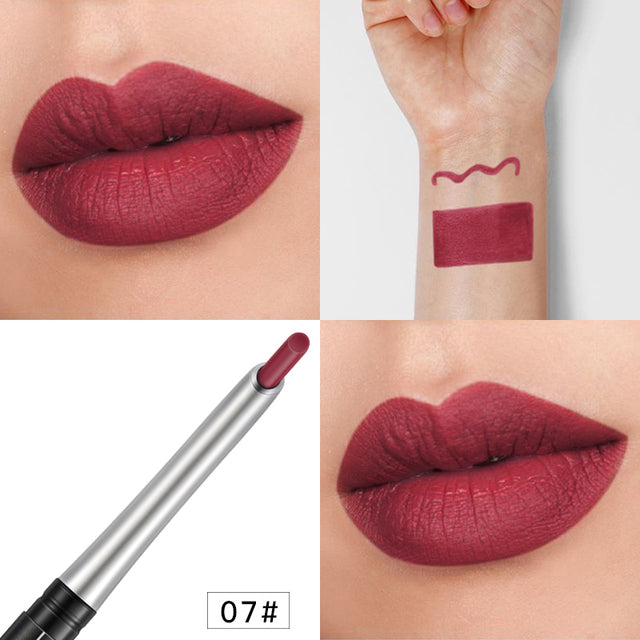 Matte Lip Liner and Eye Shadow Pencil - 17 Colors