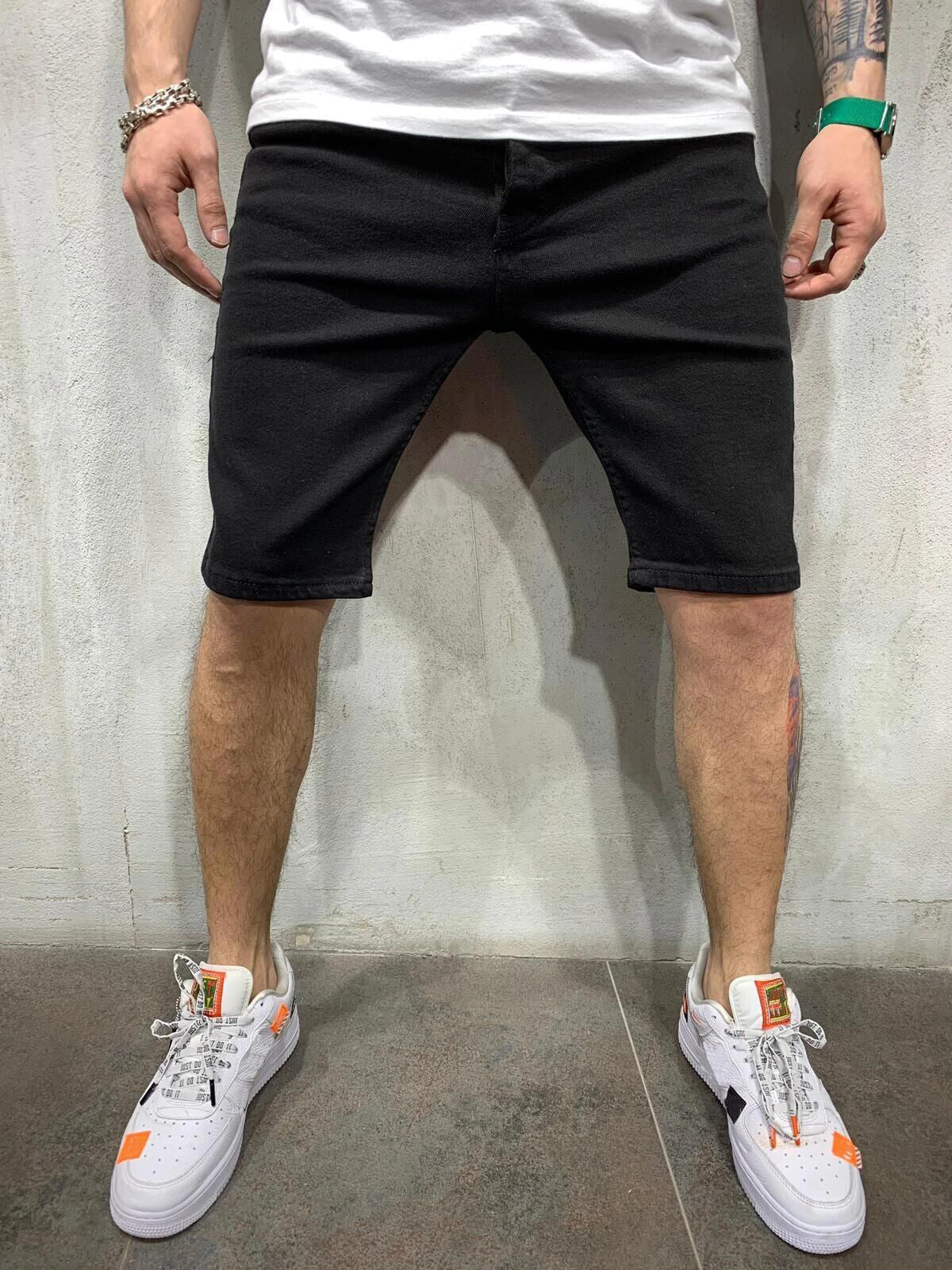 Men’s Ripped Denim Shorts – New Style Fashion Pants – USA